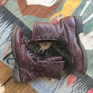 Black Friday Sale ✨Vintage Leather Lace Up Boots